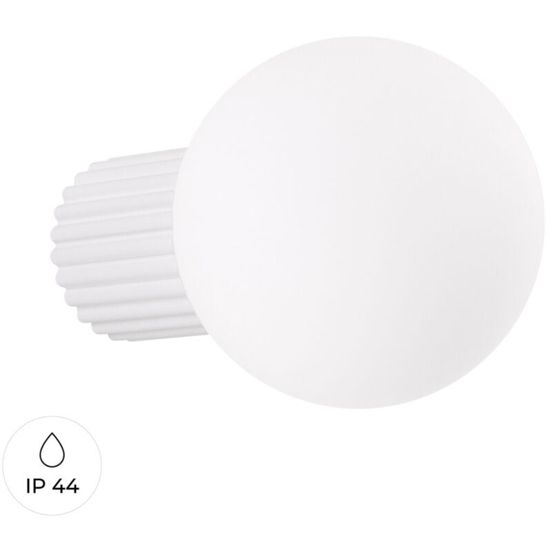 foto del prodotto lampada da parete halo bianco 12x12x17cm sollux