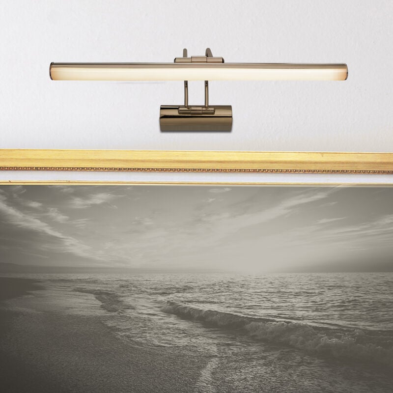 foto del prodotto lampada da parete hartlepool per quadri applique a led bronzo lux.pro