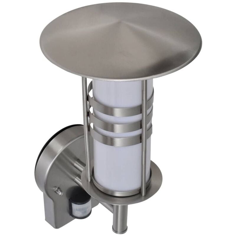 foto del prodotto lampada da parete in acciaio inossidabile forma pagoda con sensore
