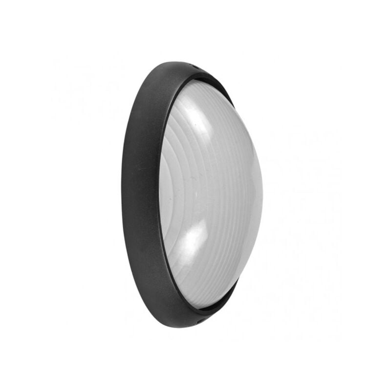 foto del prodotto lampada da parete in alluminio vega grande 1xe27 nero 11x32x20,5 cm ip44