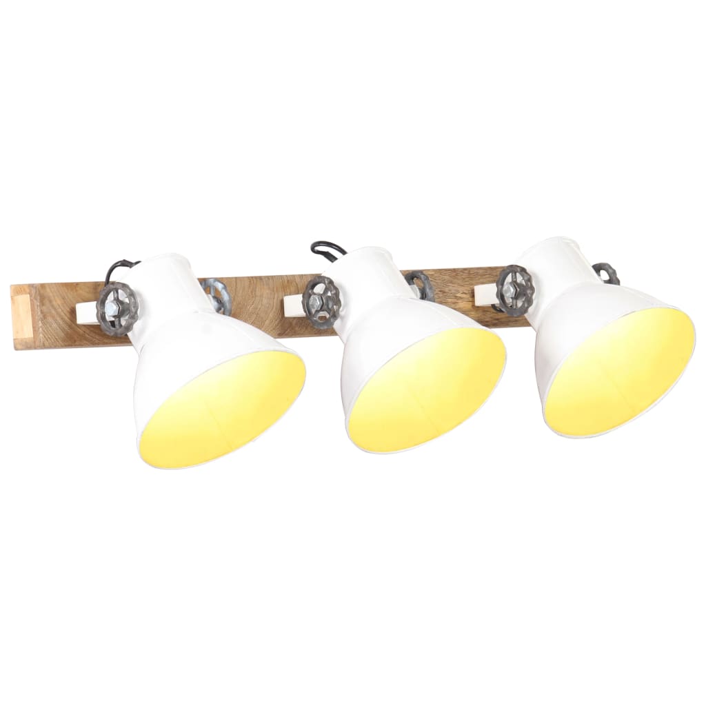 foto del prodotto lampada da parete in stile industriale bianca 65x25 cm e27 cod mxl 70531