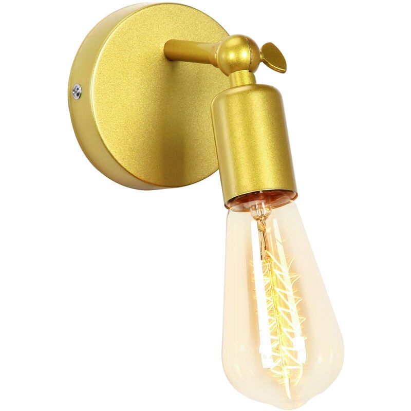 foto del prodotto lampada da parete interni, applique in metallo regolabile 180 , illuminazione da parete per soggiorno camera da letto corridoio oro 1 pezzi