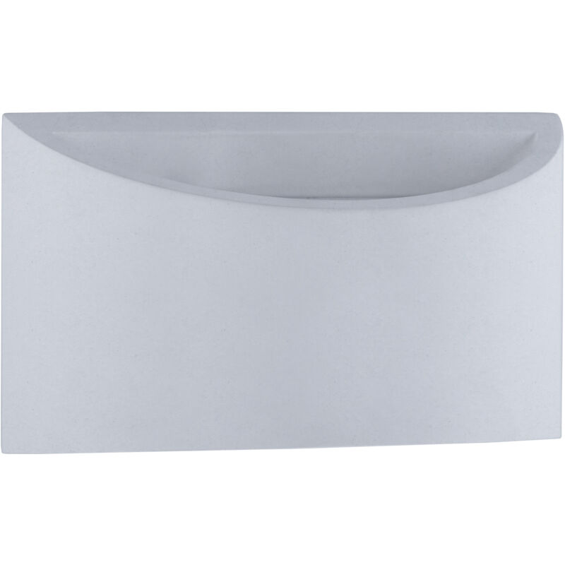 foto del prodotto lampada da parete interni lampada parete corridoio luce indiretta updown g9 senza illuminante, grigio cemento paco home