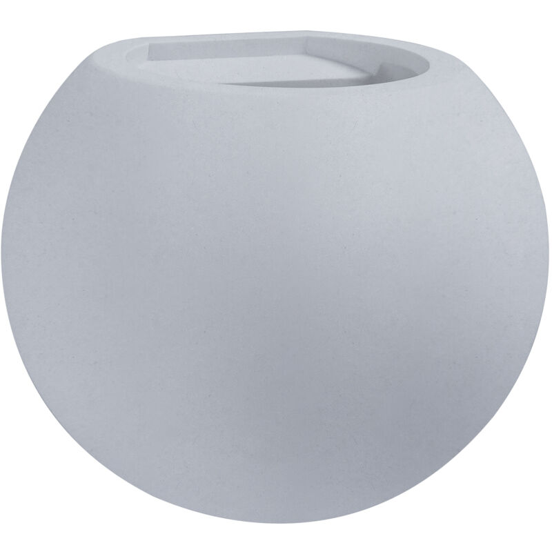 foto del prodotto lampada da parete interni parete corridoio rotonda luce indiretta up down g9 senza illuminante, grigio cemento paco home