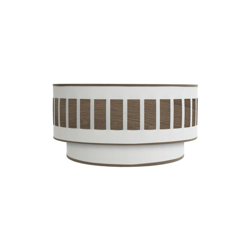foto del prodotto lampada da parete ivanna 1xe27 legno bianco scuro 17x30x15 cm fabrilamp