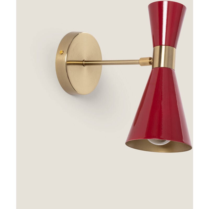 foto del prodotto lampada da parete jigger rosso