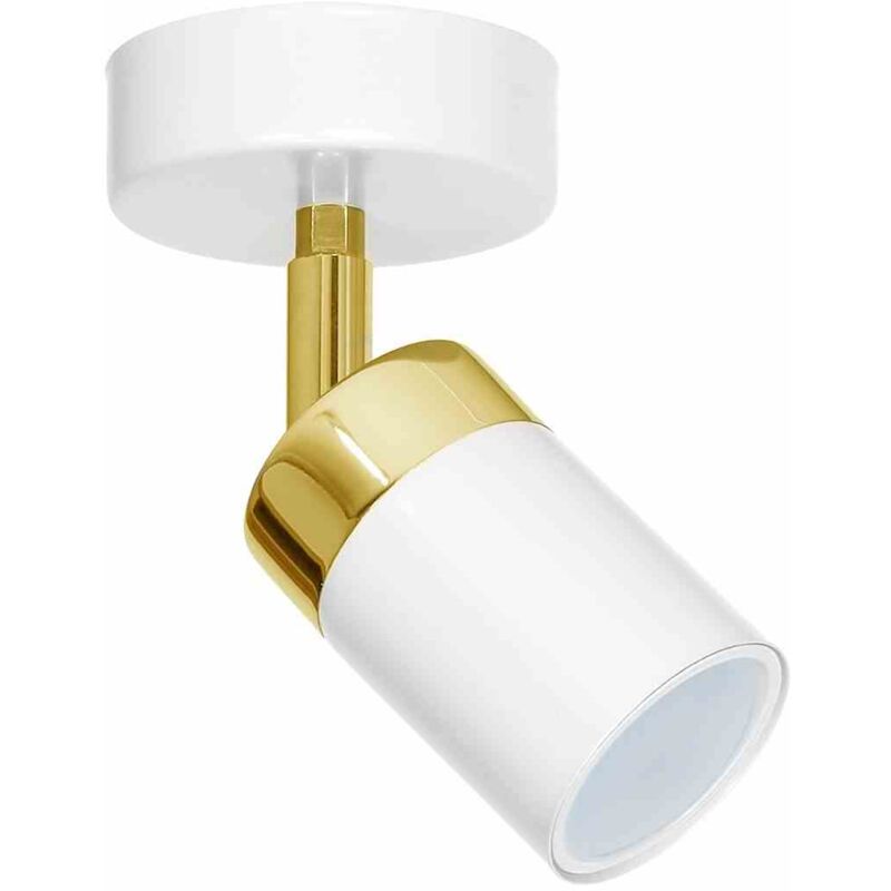 foto del prodotto lampada da parete joker bianco oro 1xgu10