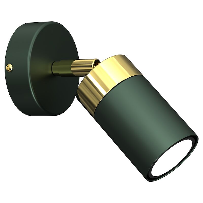 foto del prodotto lampada da parete joker verde oro 1xgu10