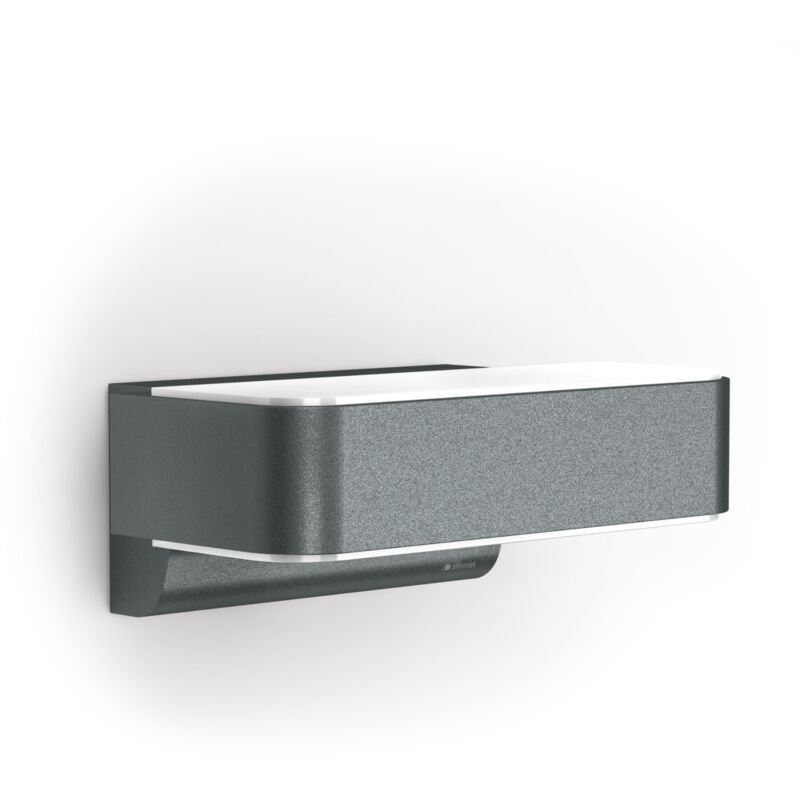 foto del prodotto lampada da parete l 810 sc, sensore di movimento a 160 , 9,8 w, collegabile tramite app, in alluminio steinel