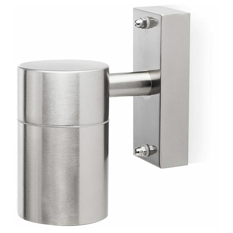foto del prodotto lampada da parete lampada da parete lampada da esterno casa lampada da parete balcone, ip44 acciaio inossidabile resistente alle intemperie argento,
