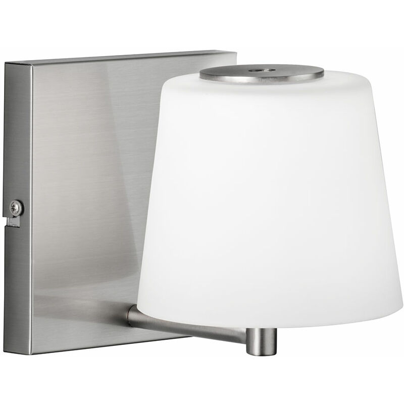foto del prodotto lampada da parete lampada da parete touch dimmer sala da pranzo luce batteria dimmer usb 3 livelli, vetro metallo, 1x led 2 watt 230 lm, pxh 14x17 cm