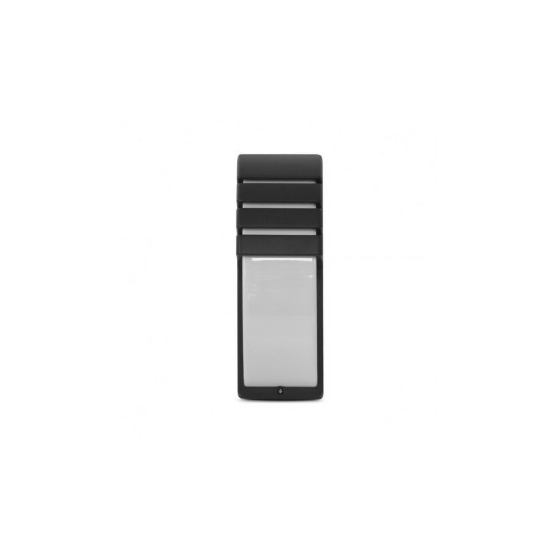 foto del prodotto lampada da parete led ac230v e27 12w 60w max ip44 ik08 75mmx360mm grigio antracite
