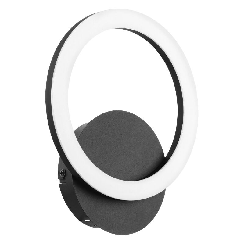 foto del prodotto lampada da parete led eglo parrapos-z 12w 3000-6500k nero - 900324