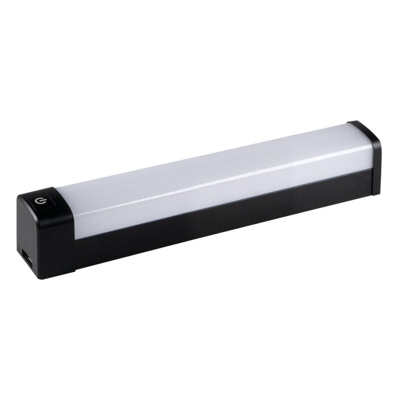 foto del prodotto lampada da parete led ip44 15w 1600lm rettangolare nera