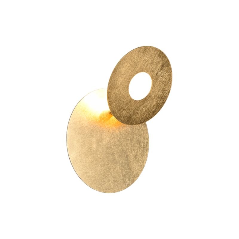foto del prodotto lampada da parete led trio lighting leano 6w 3000k oro 240310179