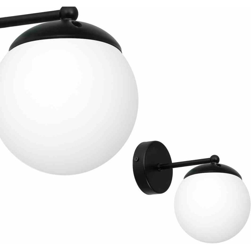 foto del prodotto lampada da parete lima nera 1xe14