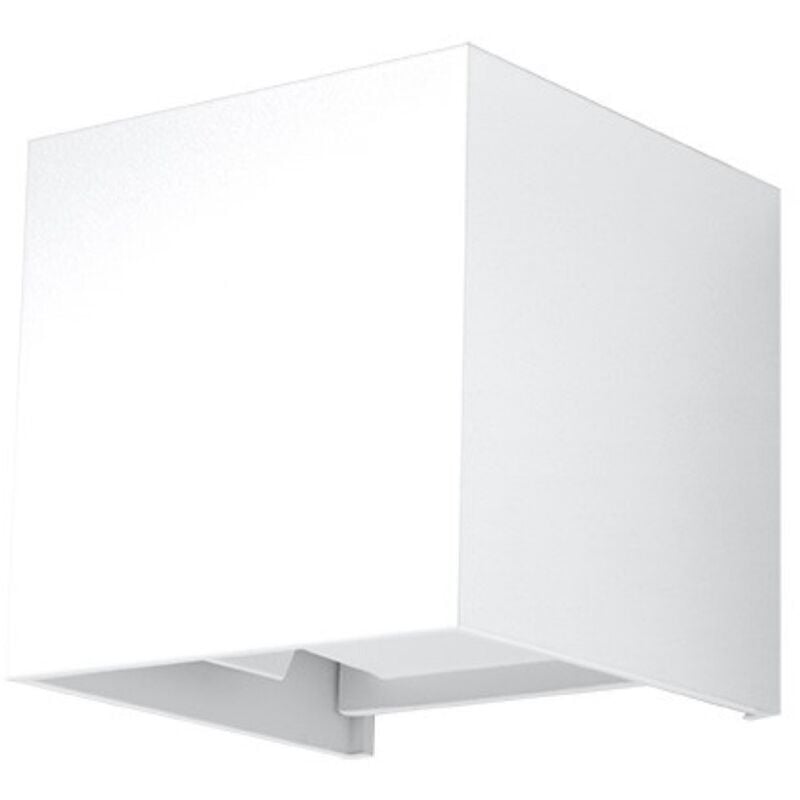 foto del prodotto lampada da parete luca bianco 10x10x10cm sollux