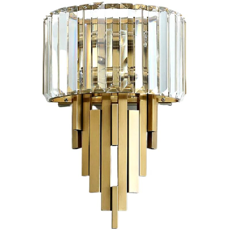 foto del prodotto lampada da parete lyon half-elegant, colore rame, 600x250 mm, 2xe14