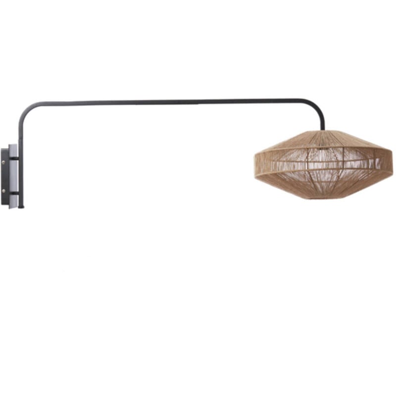 foto del prodotto lampada da parete lyra marrone metallo light living