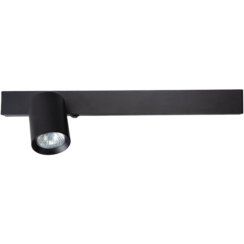 foto del prodotto lampada da parete magnet 9w 1xgu10 3000 4000k nero sinistra
