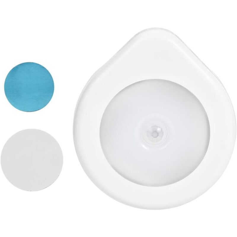 foto del prodotto lampada da parete magnetica lampada da parete magnetica, 6 led, sensore di movimento, supporto magnetico, luce notturna a forma di goccia d acqua