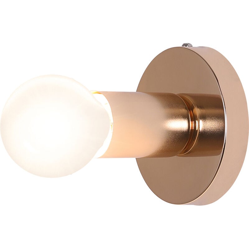 foto del prodotto lampada da parete metallo dorato louisa oro