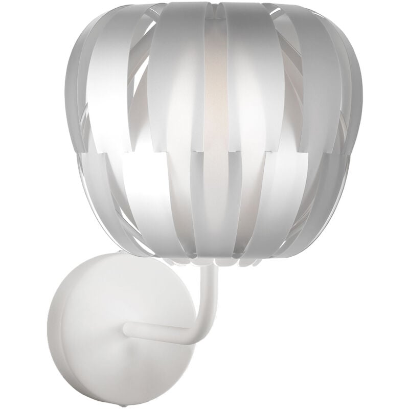foto del prodotto lampada da parete moderna 1 luce queen in polilux silver d29 made in italy