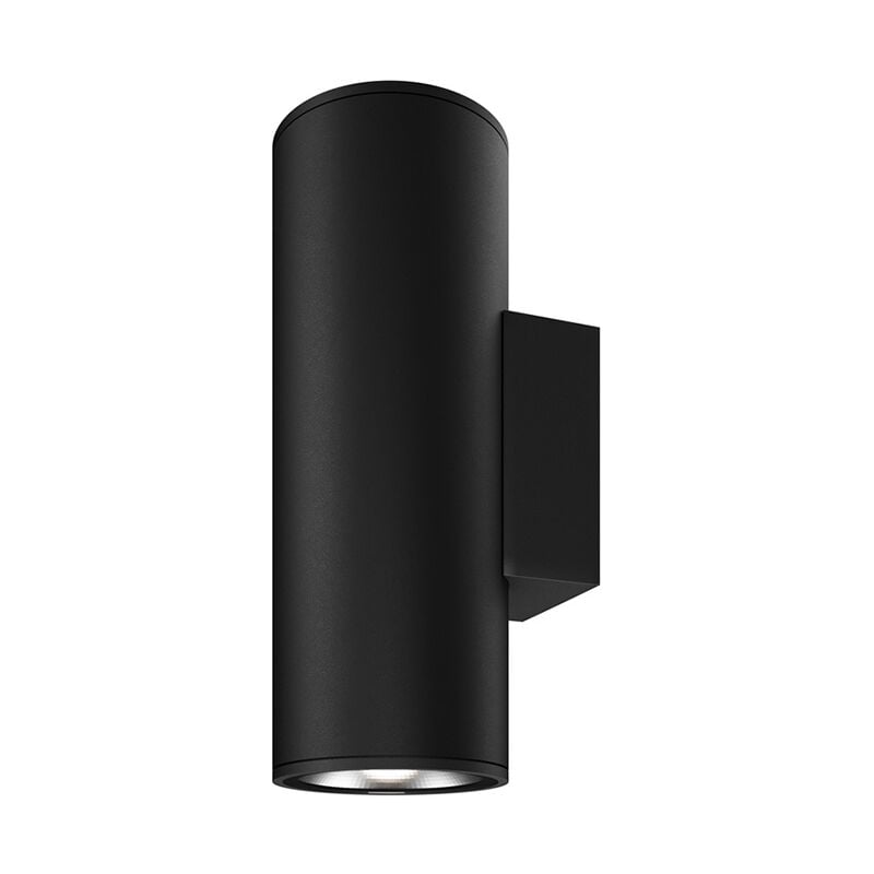 foto del prodotto lampada da parete moderna da esterno metallo grafite luce led 24w ip65