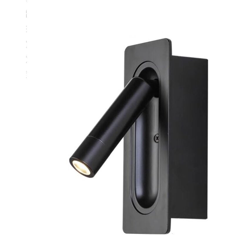 foto del prodotto lampada da parete moderna hotel lampada da lettura sul comodino a controllo magnetico faretto a led ad angolo regolabile lampada da parete nordica