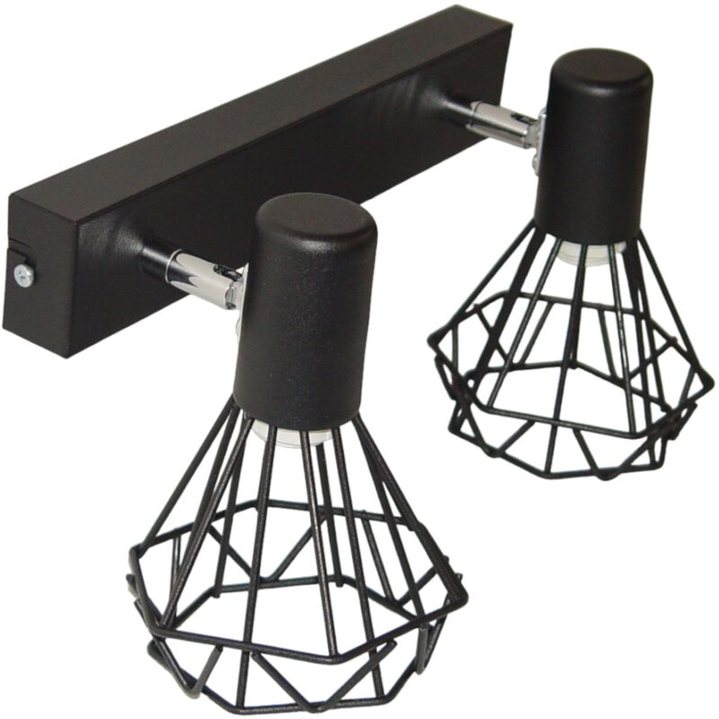 foto del prodotto lampada da parete moderna loft mini szach 2741 z a 2