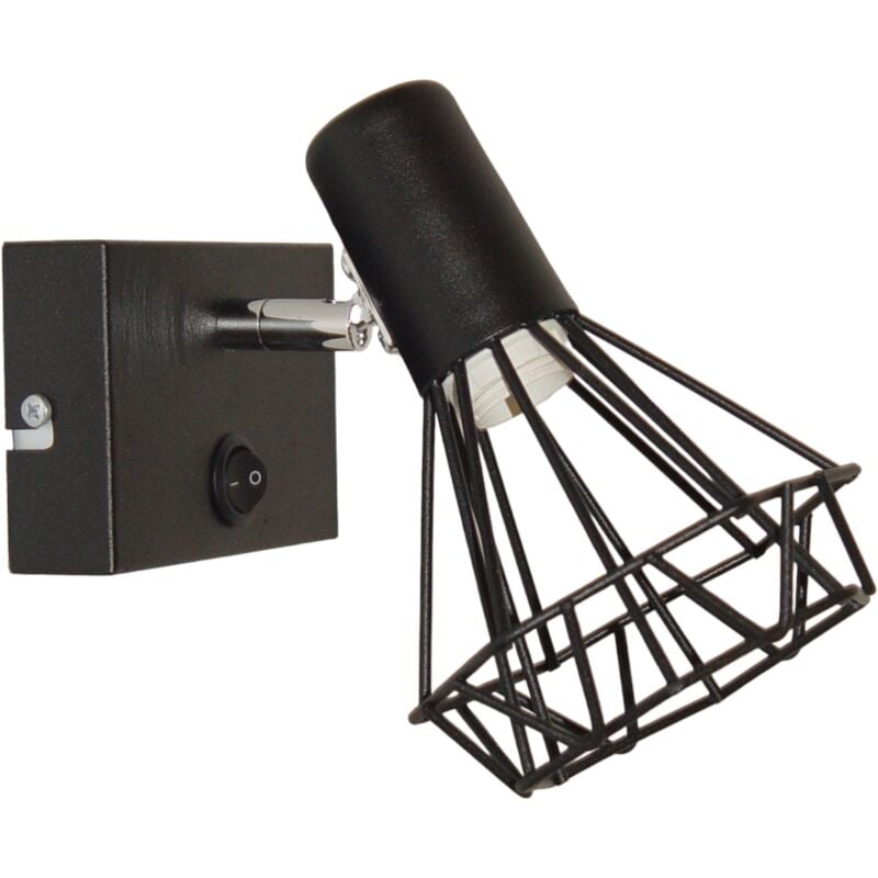 foto del prodotto lampada da parete moderna loft mini szach 2745/k-a-1