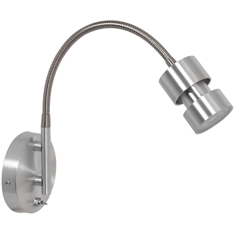 foto del prodotto lampada da parete natasja led acciaio metallo steinhauer