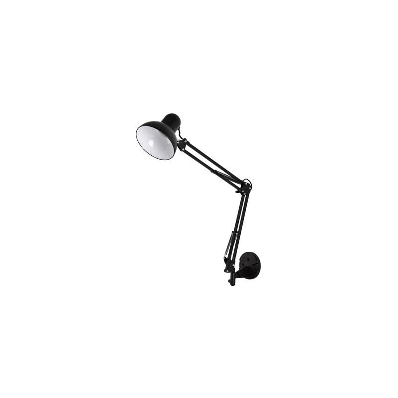 foto del prodotto lampada da parete nera samassi e27