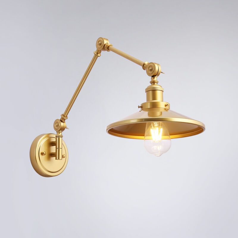 foto del prodotto lampada da parete orientabile vintage wallen 