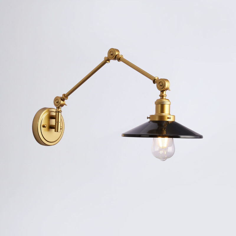 foto del prodotto lampada da parete orientabile vintage wallen 