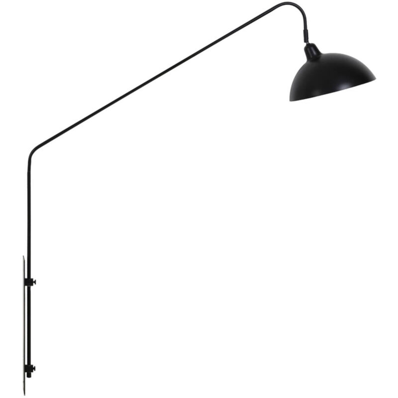 foto del prodotto lampada da parete orion nero metallo light living