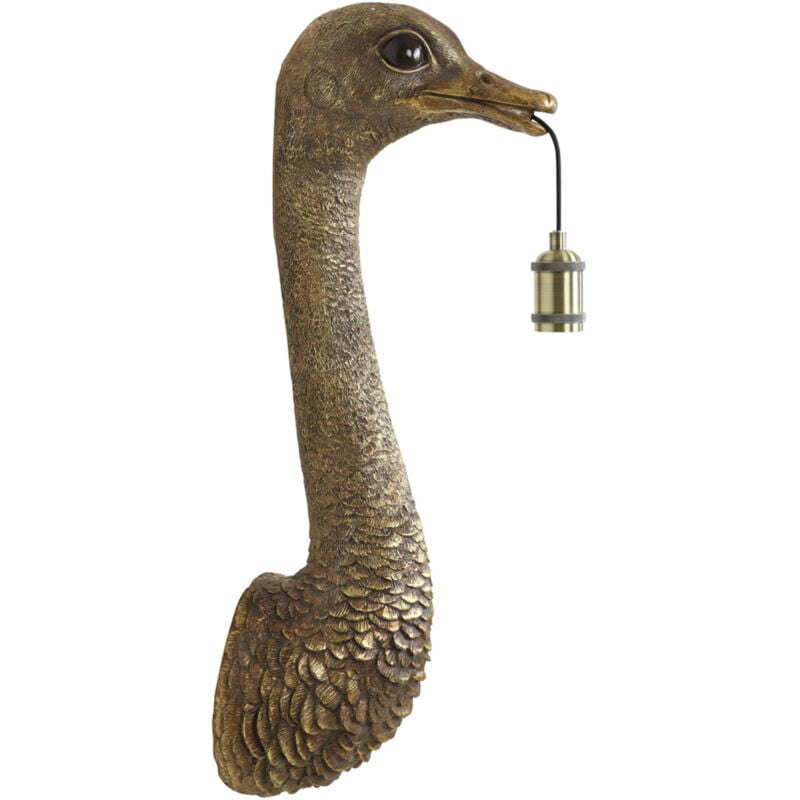 foto del prodotto lampada da parete ostrich bronzo plastica light living