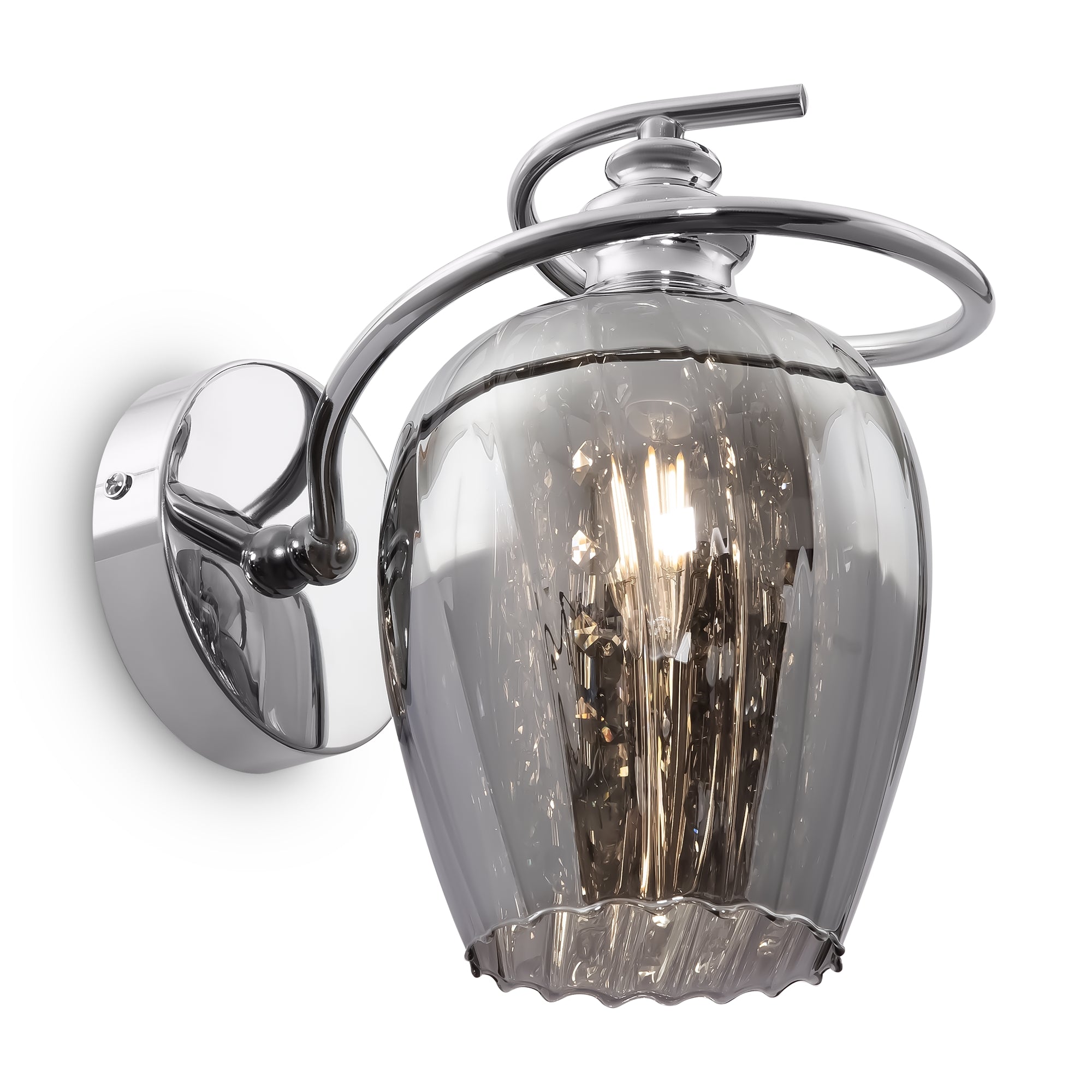 foto del prodotto lampada da parete pendant in metallo blues nickel