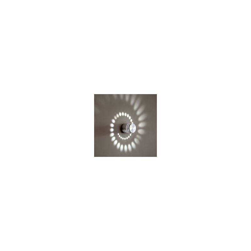 foto del prodotto lampada da parete per camera da letto, lampada da parete a spirale, lampada da parete moderna a led da 3 w per camera da letto, corridoio, bar,
