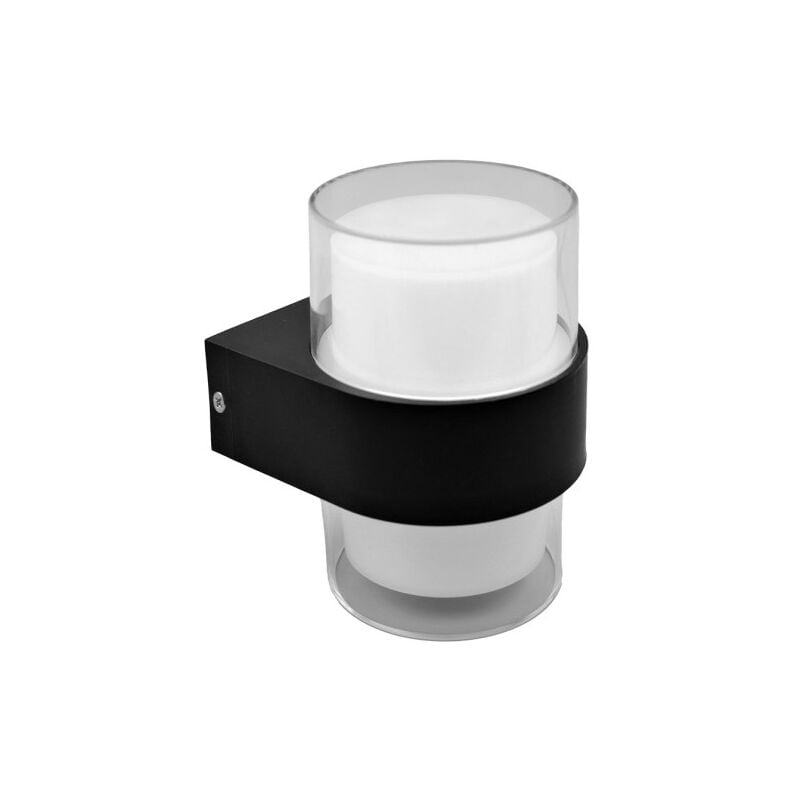 foto del prodotto lampada da parete per esterni 8w 3000k beira nero ip44 500lm 13,5x9,4x10,5 cm