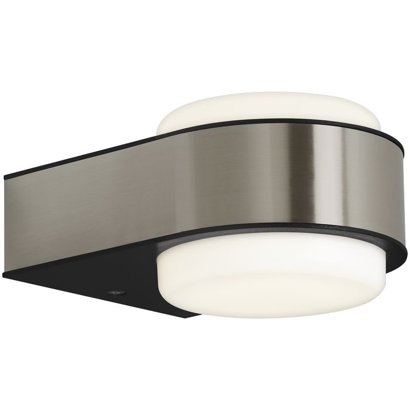 foto del prodotto lampada da parete per esterni a led lampada da esterno in acciaio inox 6,5w ip44 4000k plastica briloner