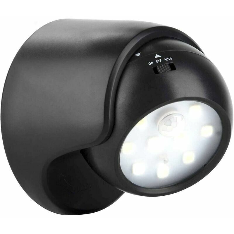 foto del prodotto lampada da parete per esterni con sensore di movimento illuminazione per esterni a led da 1000 lumen illuminazione a batteria senza fili girevole e
