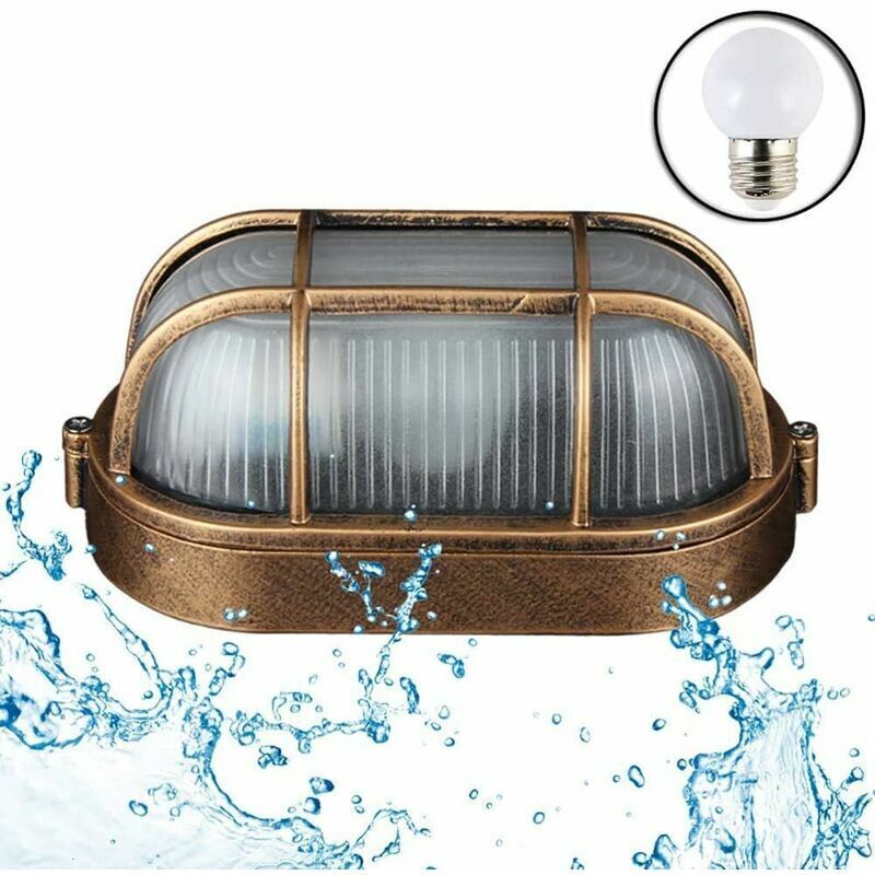 foto del prodotto lampada da parete per esterni lampada da parete industriale retr lampada da barca ovale lampada da obl , plafoniera ellittica lampada da parete
