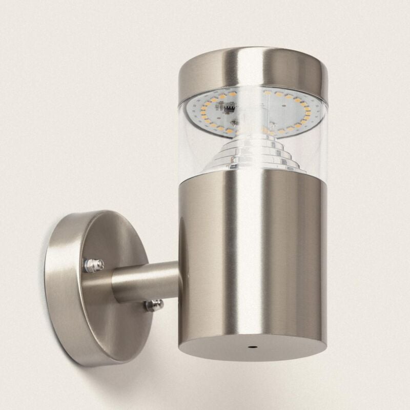 foto del prodotto lampada da parete per esterni led 5w acciaio inossidabile inti 3000k bianco caldo