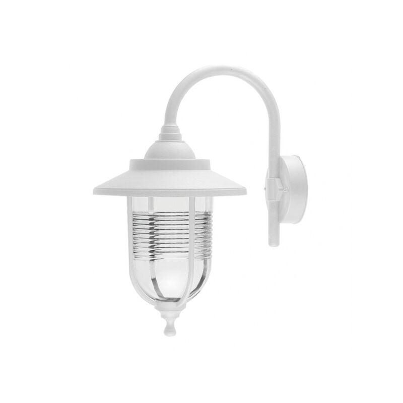 foto del prodotto lampada da parete per esterni tan 1xe27 white ip44 policarbonato 45,2x25,2x34,2 cm
