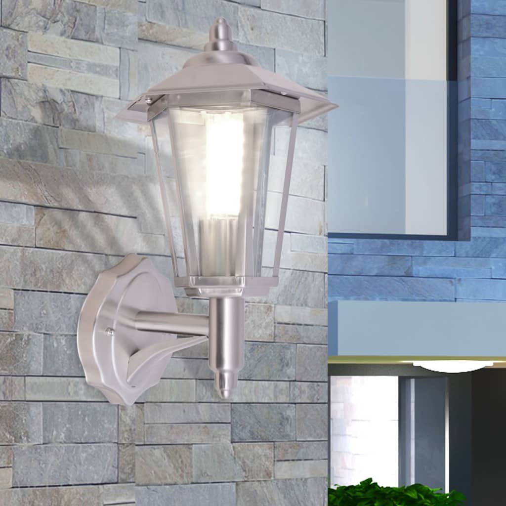 foto del prodotto lampada da parete per esterno in acciaio inox cod mxl 63868