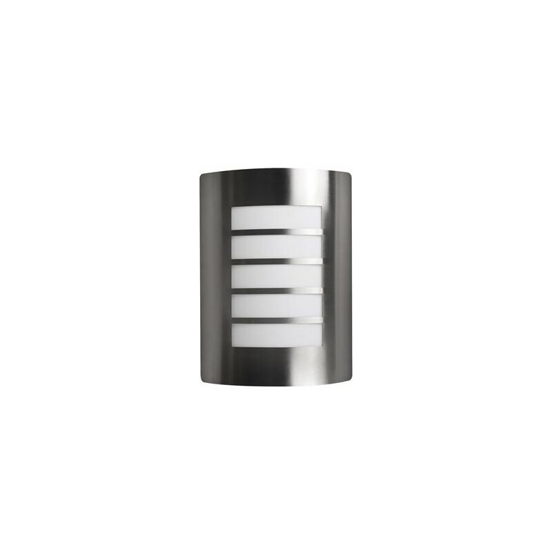 foto del prodotto lampada da parete per esterno in acciaio inox e27 ip44 a fessura matel