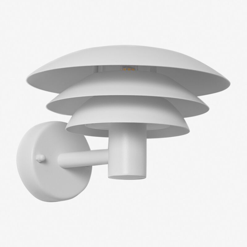 foto del prodotto lampada da parete per esterno lirano in acciaio inox sklum