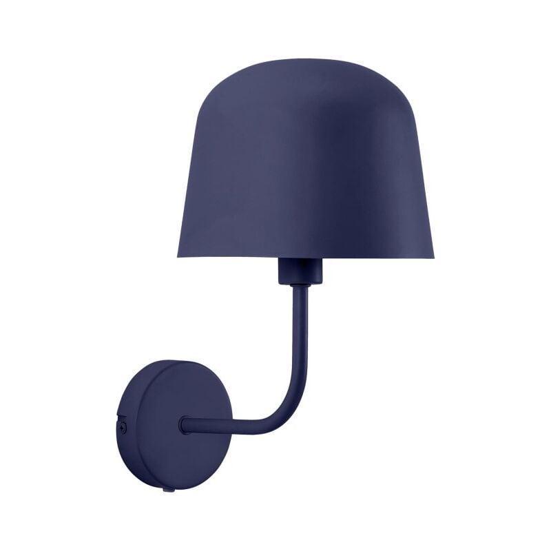 foto del prodotto lampada da parete per interni fres in blu per lampadina e14