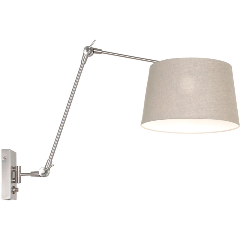 foto del prodotto lampada da parete prestige chic acciaio steinhauer
